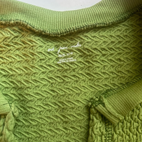 Urban Outfitters | Out From Under Seamless Ribbed Top in Green - Picture 2 of 3